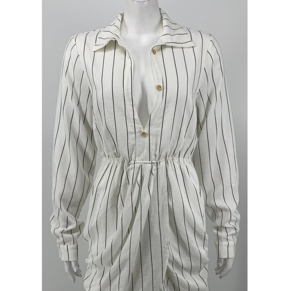 NEW L'Academie Collared Mini Dress Small C99